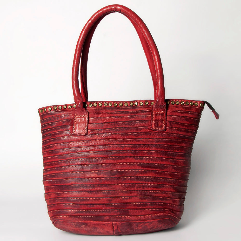 Never Mind Nmbgm104D Tote Vintage Handmade Genuine Cowhide Leather Women Bag Western Handbag Purse