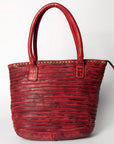 Never Mind Nmbgm104D Tote Vintage Handmade Genuine Cowhide Leather Women Bag Western Handbag Purse