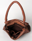 Never Mind Nmbgm105C Tote Vintage Handmade Genuine Cowhide Leather Women Bag Western Handbag Purse