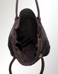 Never Mind Nmbgm104E Tote Vintage Handmade Genuine Cowhide Leather Women Bag Western Handbag Purse