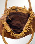 Never Mind Nmbgm110E Tote Vintage Handmade Genuine Cowhide Leather Women Bag Western Handbag Purse