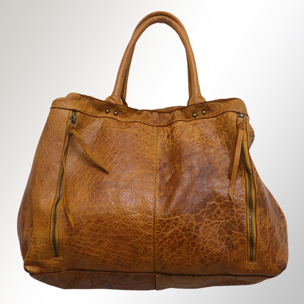 Never Mind Nmbgm108D Tote Vintage Handmade Genuine Cowhide Leather Women Bag Western Handbag Purse