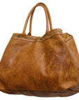 Never Mind Nmbgm108D Tote Vintage Handmade Genuine Cowhide Leather Women Bag Western Handbag Purse