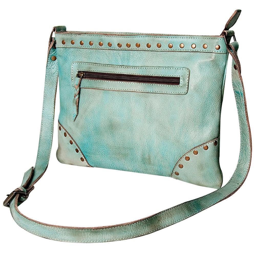 Never Mind Nmbg110B Cross Body I Vintage Handmade Genuine Cowhide Leather Women Bag Western Handbag Purse