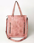 Never Mind Nmbg111D Tote Vintage Handmade Genuine Cowhide Leather Women Bag Western Handbag Purse