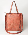 Never Mind Nmbg111E Tote Vintage Handmade Genuine Cowhide Leather Women Bag Western Handbag Purse