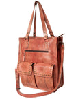 Never Mind Nmbg111E Tote Vintage Handmade Genuine Cowhide Leather Women Bag Western Handbag Purse