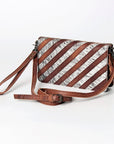 American Darling Organiser Bag Handcrafted from Crocodile Embossed Genuine Leather with YKK Zipper and Detachable Strap
