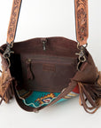American Darling Large Crossbody Saddle Blanket Genuine Leather Western Women Bag Handbag Purse | Western Crossbody Bag | Travel Crossbody Bags | College Crossbody Bag | Casual Crossbody Bag