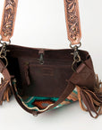 American Darling Large Crossbody Saddle Blanket Genuine Leather Western Women Bag Handbag Purse | Western Crossbody Bag | Travel Crossbody Bags | College Crossbody Bag | Casual Crossbody Bag