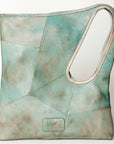Never Mind Nmbg112D Tote Vintage Handmade Genuine Cowhide Leather Women Bag Western Handbag Purse