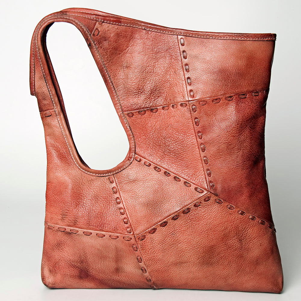 Never Mind Nmbg112E Tote Vintage Handmade Genuine Cowhide Leather Women Bag Western Handbag Purse