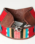 American Darling ADBT141B Saddle Blanket Genuine Leather Crossbody Handle Strap For Bags