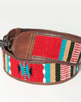 American Darling ADBT141B Saddle Blanket Genuine Leather Crossbody Handle Strap For Bags