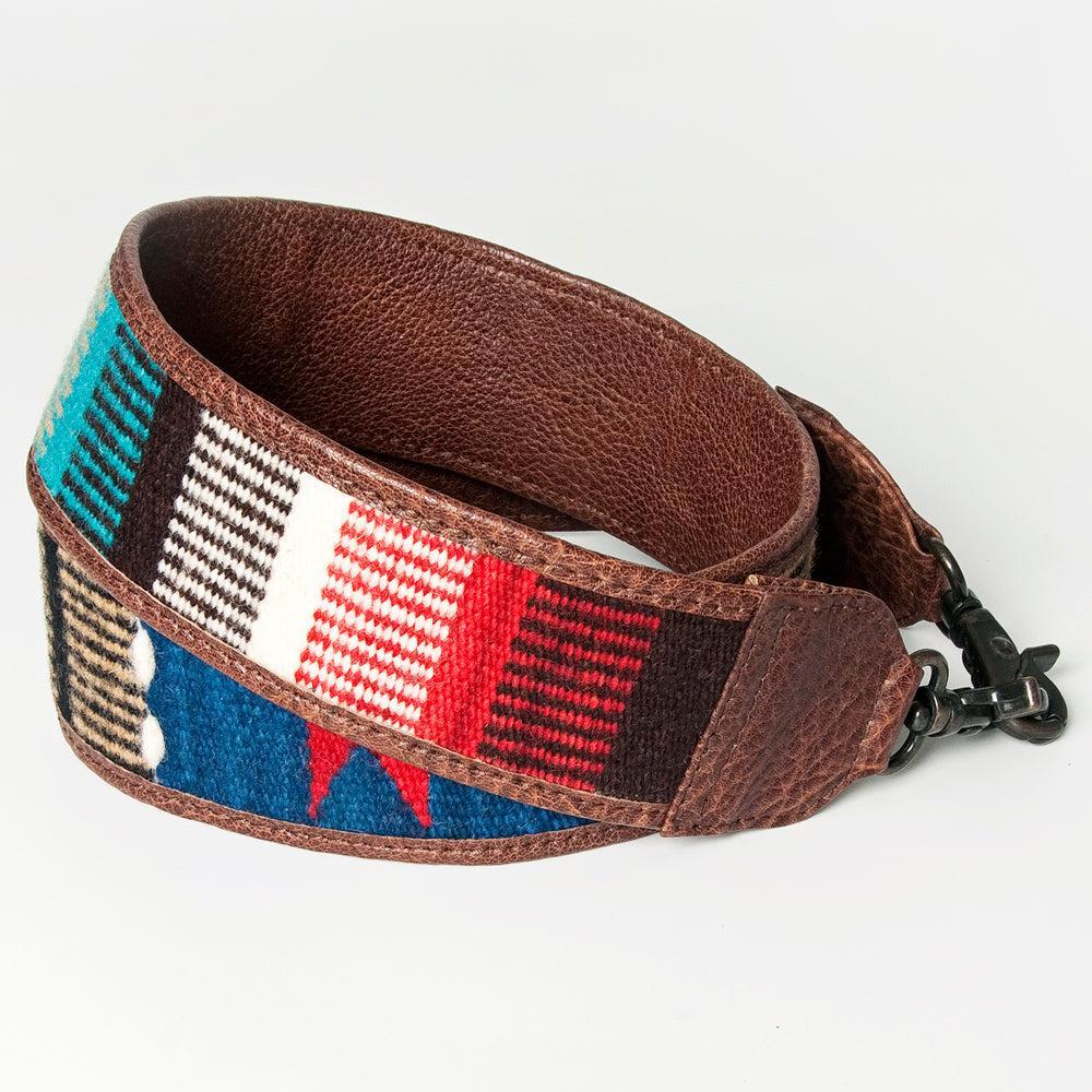 American Darling ADBT141E Saddle Blanket Genuine Leather Crossbody Handle Strap For Bags