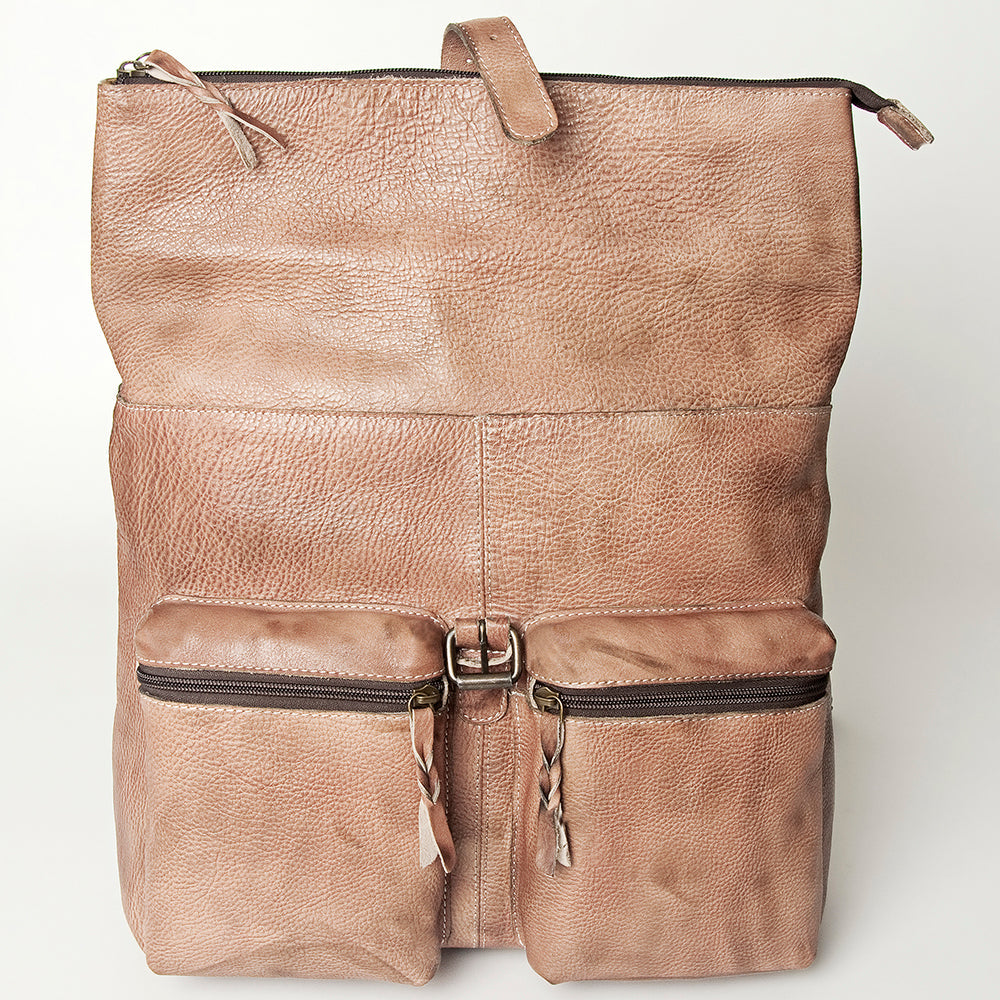 Never Mind Nmbg134D Backpack Vintage Handmade Genuine Cowhide Leather Women Bag Western Handbag Purse