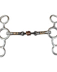 HILASON Western 3 pcs Dogbone Copper Rings Short Gag Bit with Sweet Iron | Horse Bits Walking Training Equine for horses