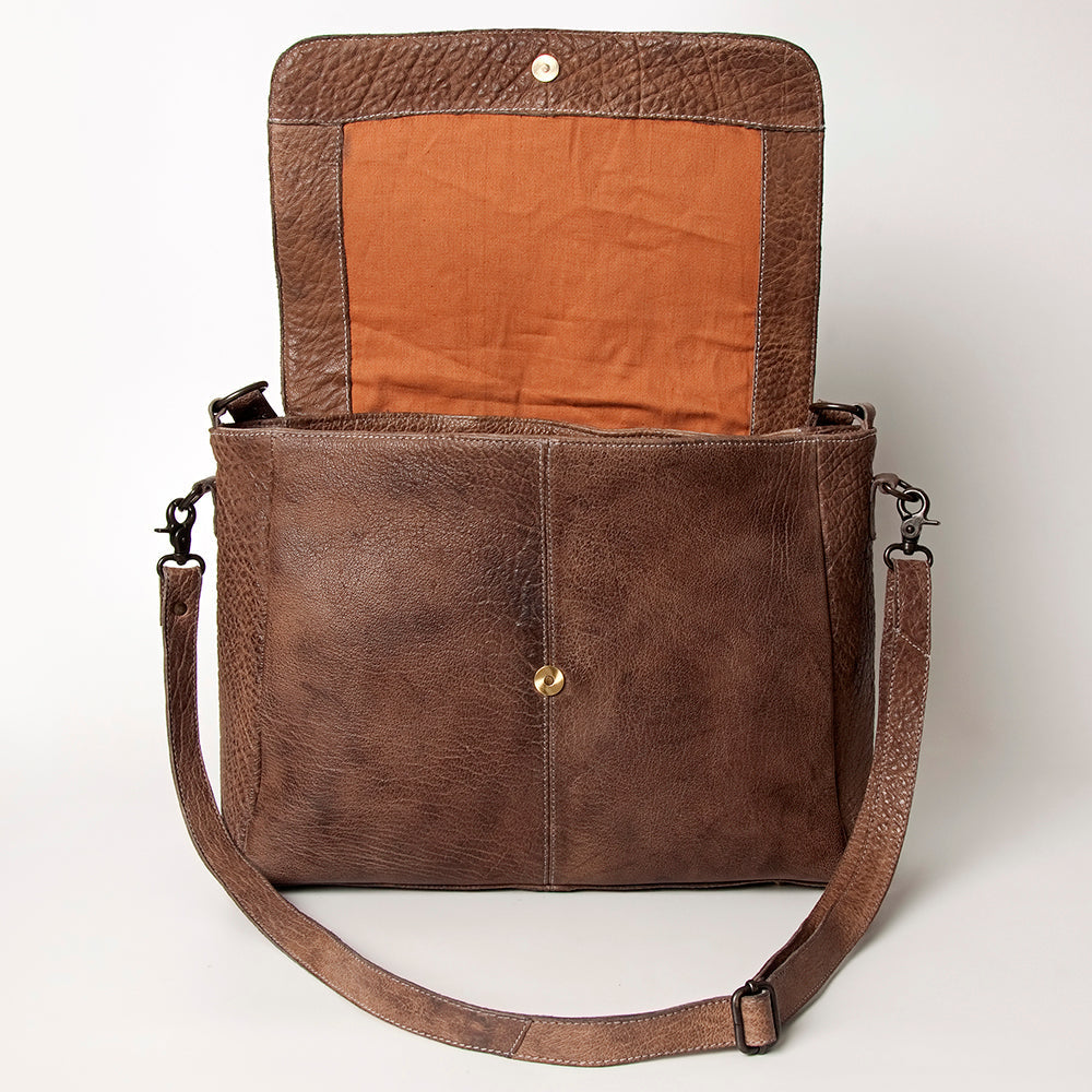 Never Mind Nmbgz118C Cross Body I Vintage Handmade Genuine Cowhide Leather Women Bag Western Handbag Purse