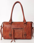 Never Mind Nmbgz113C Tote Vintage Handmade Genuine Cowhide Leather Women Bag Western Handbag Purse