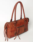 Never Mind Nmbgz113C Tote Vintage Handmade Genuine Cowhide Leather Women Bag Western Handbag Purse