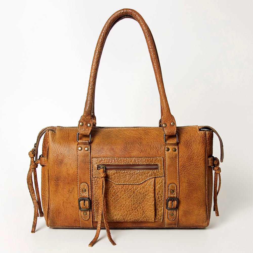 Never Mind Nmbgz113E Tote Vintage Handmade Genuine Cowhide Leather Women Bag Western Handbag Purse