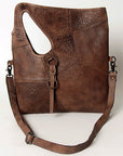 Clutch Vintage Handmade Genuine Cowhide Leather Western Style Handbag For Women Everyday