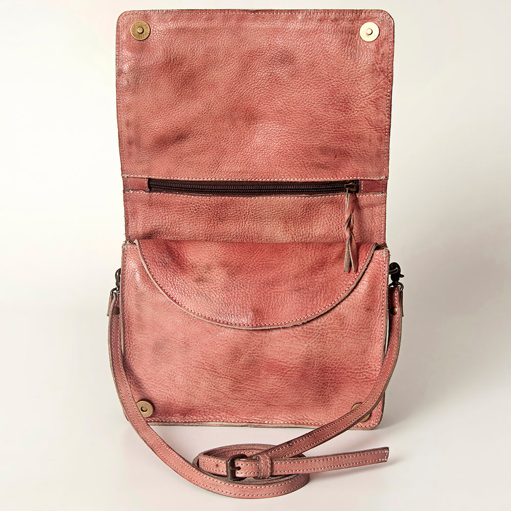 Never Mind Nmbg122A Cross Body I Vintage Handmade Genuine Cowhide Leather Women Bag Western Handbag Purse