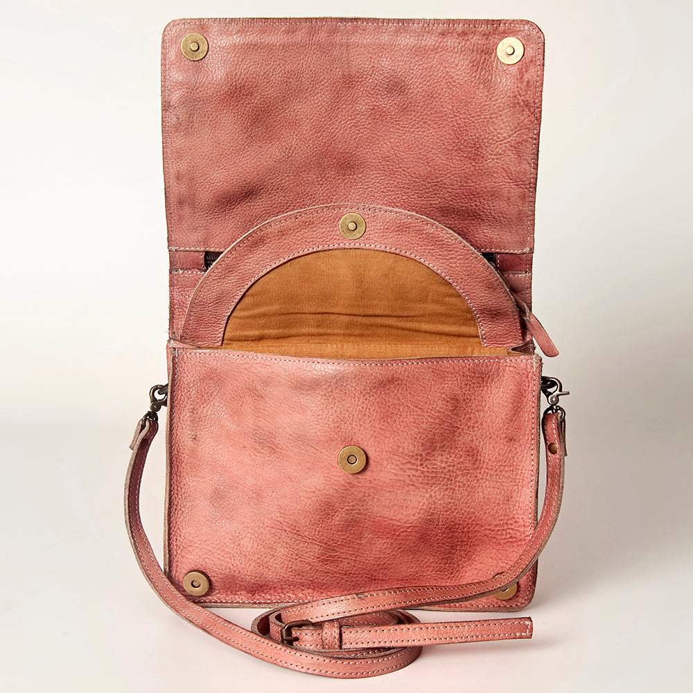 Never Mind Nmbg122A Cross Body I Vintage Handmade Genuine Cowhide Leather Women Bag Western Handbag Purse
