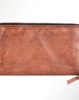 Never Mind Nmbgm106B Wallet Vintage Handmade Genuine Cowhide Leather Women Bag Western Handbag Purse