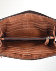 Never Mind Nmbgm106B Wallet Vintage Handmade Genuine Cowhide Leather Women Bag Western Handbag Purse