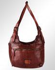 Spaghetti Western Swc125Cg Tote Vintage Handmade Drum Dyed Genuine European Cowhide Leather Women Bag Western Handbag Purse