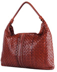 Spaghetti Western Swc141Cg Hobo Vintage Handmade Drum Dyed Genuine European Cowhide Leather Women Bag Western Handbag Purse