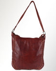 Spaghetti Western Swc142Acg Hobo Vintage Handmade Drum Dyed Genuine European Cowhide Leather Women Bag Western Handbag Purse