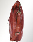 Spaghetti Western Swc143Cg Hobo Vintage Handmade Drum Dyed Genuine European Cowhide Leather Women Bag Western Handbag Purse