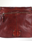 Spaghetti Western Swc157Bcg Cross Body I Vintage Handmade Drum Dyed Genuine European Cowhide Leather Women Bag Western Handbag Purse