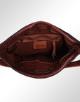 Spaghetti Western Swc175Cg Hobo Vintage Handmade Drum Dyed Genuine European Cowhide Leather Women Bag Western Handbag Purse