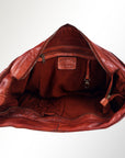 Spaghetti Western Swc186Cg Tote Vintage Handmade Drum Dyed Genuine European Cowhide Leather Women Bag Western Handbag Purse