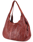 Spaghetti Western Swc189Cg Tote Vintage Handmade Drum Dyed Genuine European Cowhide Leather Women Bag Western Handbag Purse