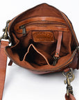 Spaghetti Western Swc199Cg Coin Purse Vintage Handmade Drum Dyed Genuine European Cowhide Leather Women Bag Western Handbag Purse