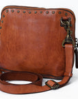 Spaghetti Western Swc199Cg Coin Purse Vintage Handmade Drum Dyed Genuine European Cowhide Leather Women Bag Western Handbag Purse