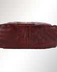 Spaghetti Western Swc200Cg Toiletry Vintage Handmade Drum Dyed Genuine European Cowhide Leather Women Bag Western Handbag Purse