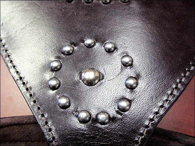Medium Leather Dog Harness Black Genuine With Leash Hilason