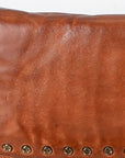 Spaghetti Western Swc195Cg Wallet Vintage Handmade Drum Dyed Genuine European Cowhide Leather Women Bag Western Handbag Purse