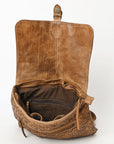 Never Mind Nmbgm115A Backpack Vintage Handmade Genuine Cowhide Leather Women Bag Western Handbag Purse