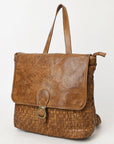 Never Mind Nmbgm115A Backpack Vintage Handmade Genuine Cowhide Leather Women Bag Western Handbag Purse