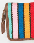 American Darling Wallet Saddle Blanket Genuine Western Leather Women Bag