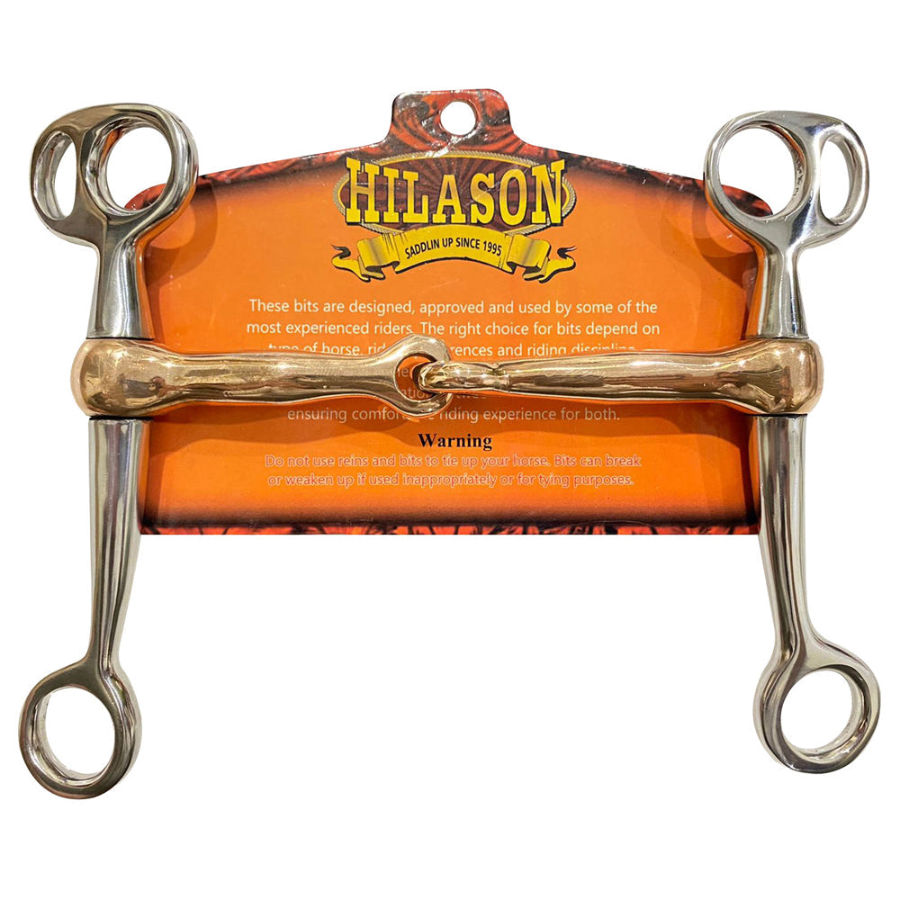 BAR H EQUINE Tom Thumb Copper Curb Bit with Stainless Steel | Horse Bits Western Training
