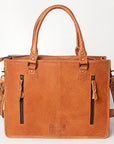 American Darling Briefcase Hand Tooled Saddle Blanket Genuine Leather women bag western handbag purse