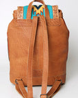 American Darling Hand Tooled Saddle Blanket Genuine Leather Women Bag Western Handbag Purse