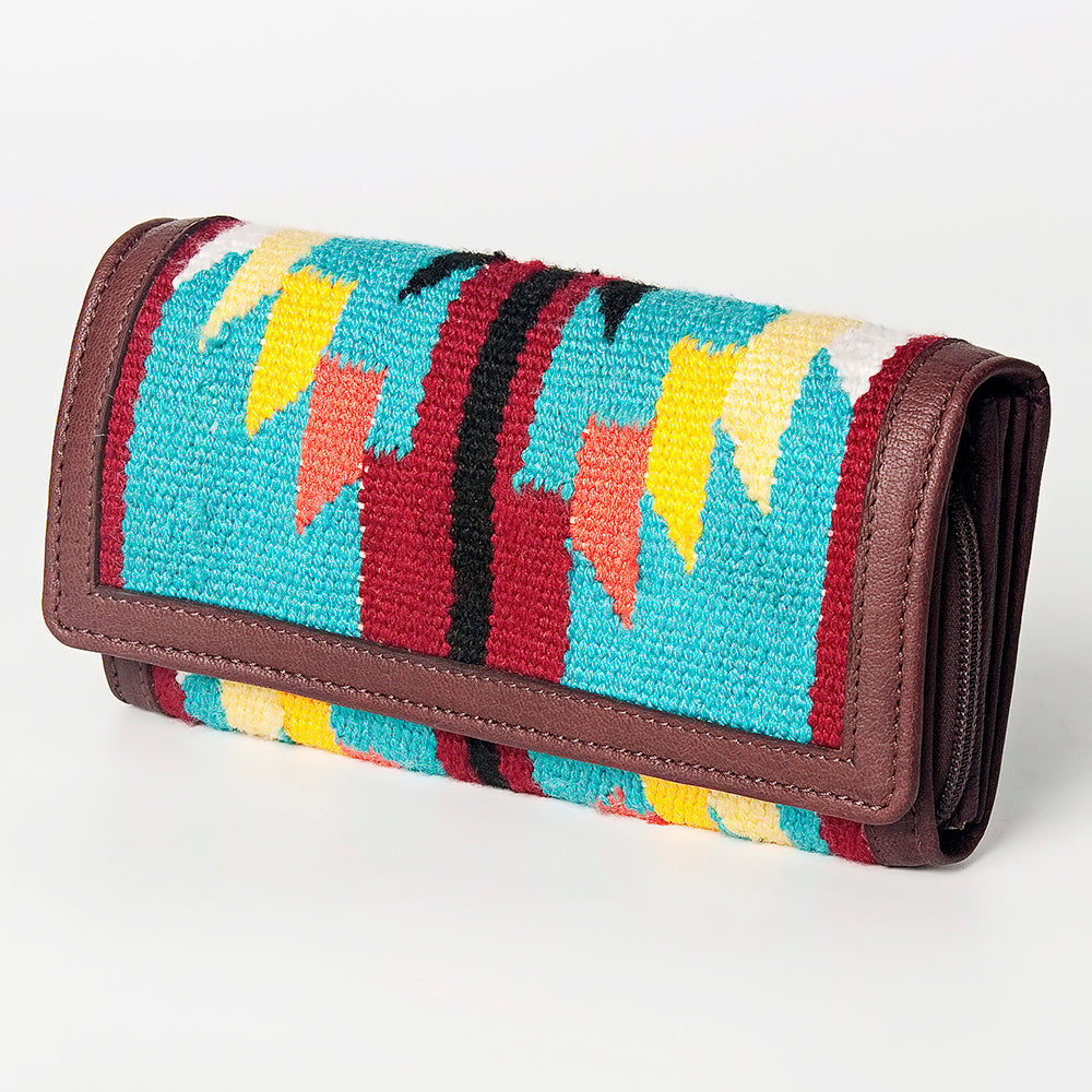 American Darling ADBGZ588 Clutch Saddle Blanket Genuine Leather Women Bag Western Handbag Purse